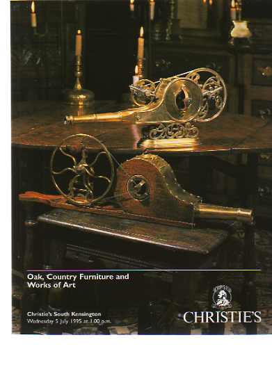 Christies 1995 Oak, Country Furniture & Works of Art