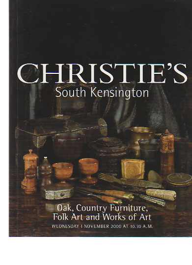 Christies 2000 Oak, Country Furniture, Works of Art
