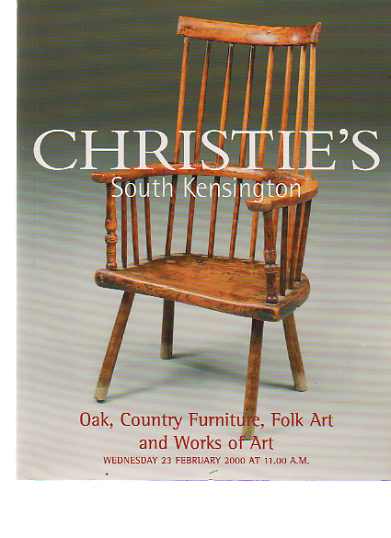 Christies February 2000 Oak, Furniture & Works of Art (Digital Only)