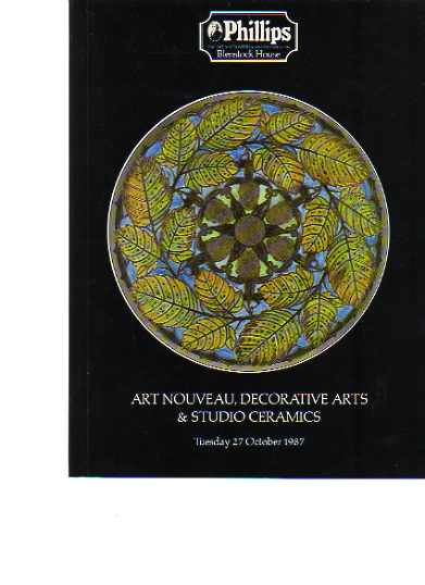 Phillips 1987 Art Nouveau, Decorative Arts & Studio Ceramics