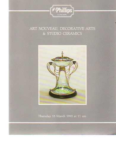 Phillips March 1990 Art Nouveau, Decorative Arts & Studio Ceramics