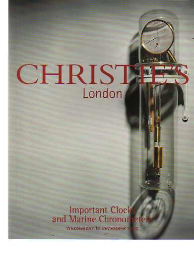Christies 2000 Important Clocks Marine Chronometers