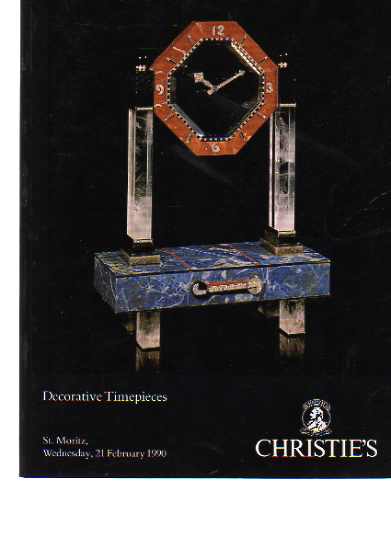 Christies 1990 Decorative Timepieces