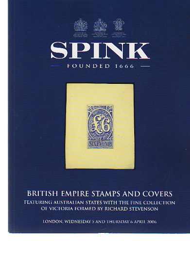 Spink 2006 British Empire, Australian States Stamps