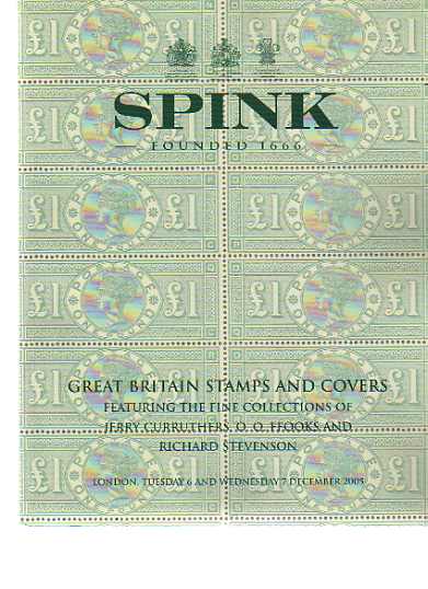 Spink 2005 December Great Britain Stamps & Covers