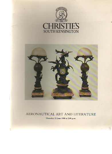 Christies 1988 Aeronautical Art & Literature