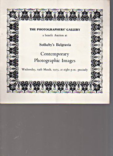Sothebys 1975 Contemporary Photographic Images
