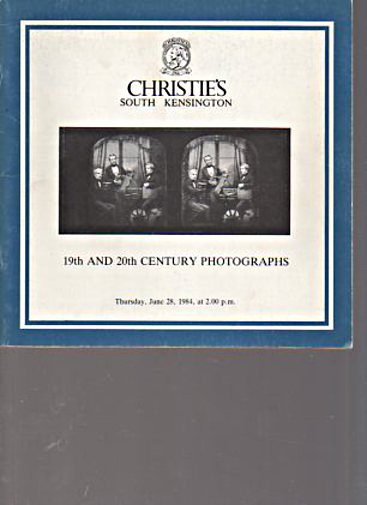 Christies June 1984 19th & 20th Century Photographs