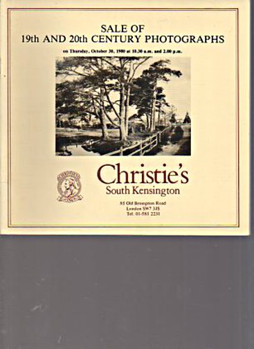 Christies 1980 19th & 20th Century Photographs