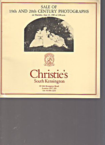 Christies 1983 19th & 20th Century Photographs