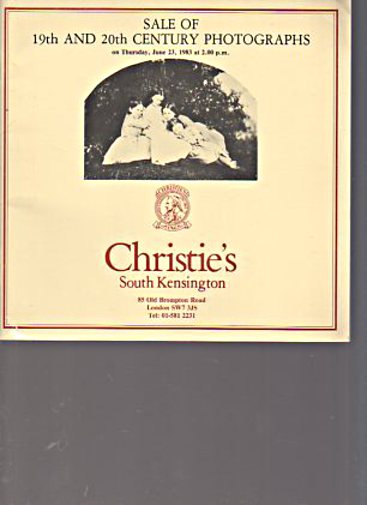 Christies 1983 19th & 20th Century Photographs (Digital only)