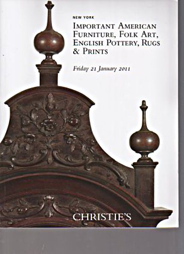 Christies 2011 Important American Furniture, English Pottery - Click Image to Close