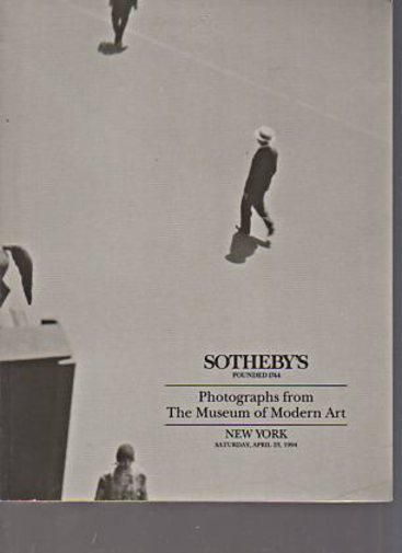 Sothebys 1994 Photographs from the Museum of Modern Art (Digital only)