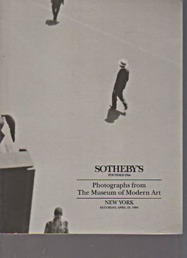 Sothebys April 1994 Photographs from the Museum of Modern Art (Digital Only)