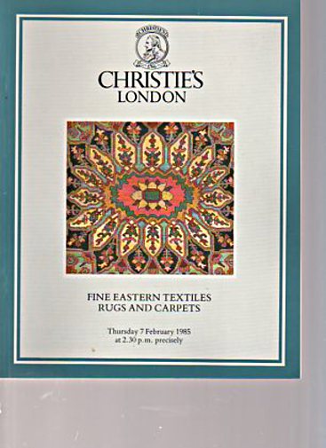 Christies 1985 Fine Eastern Textiles, Rugs & Carpets