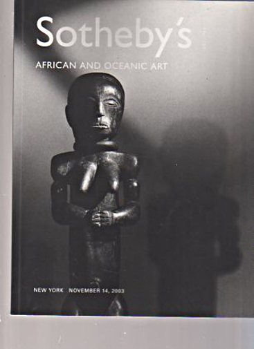 Sothebys 2003 African and Oceanic Art