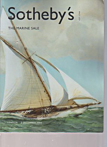Sothebys 2003 The Marine Sale