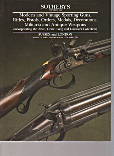 Sothebys 1993 Modern & Vintage Sporting Guns, Rifles
