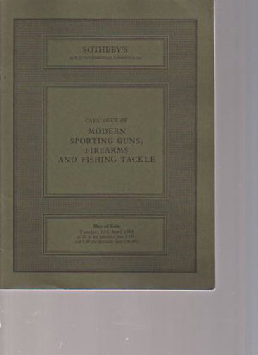 Sothebys 1983 Modern Sporting Guns, Firearms, Fishing Tackle