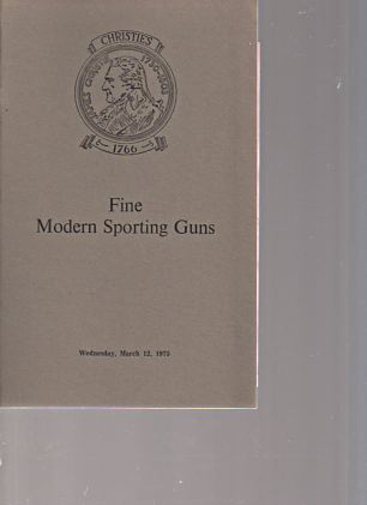 Christies 1975 Fine Modern Sporting Guns