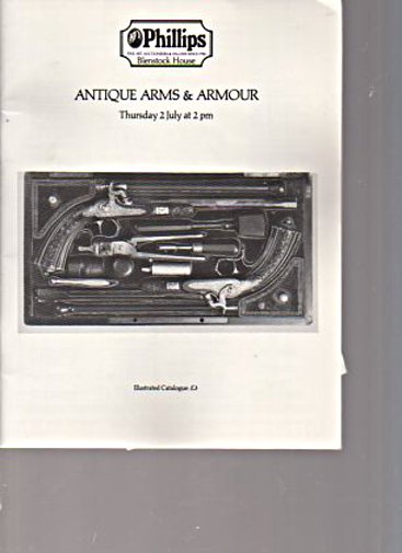 Phillips July 1986 Antique Arms & Armour