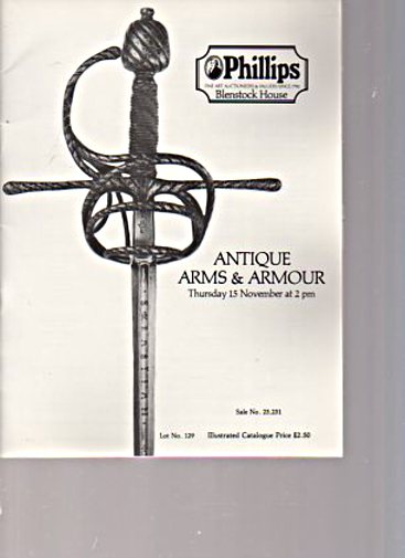 Phillips 1984 Antique Arms & Armour