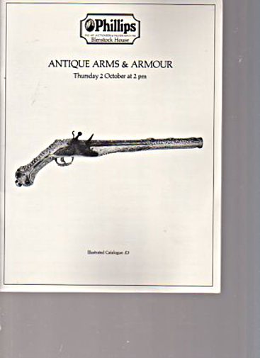 Phillips 1986 Antique Arms & Armour
