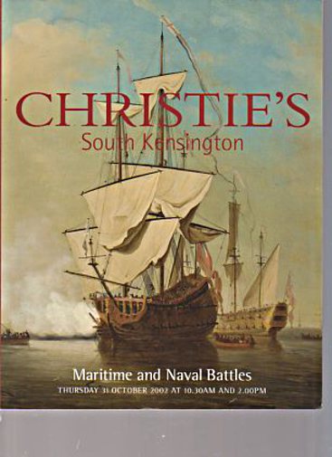 Christies October 2002 Maritime and Naval Battles