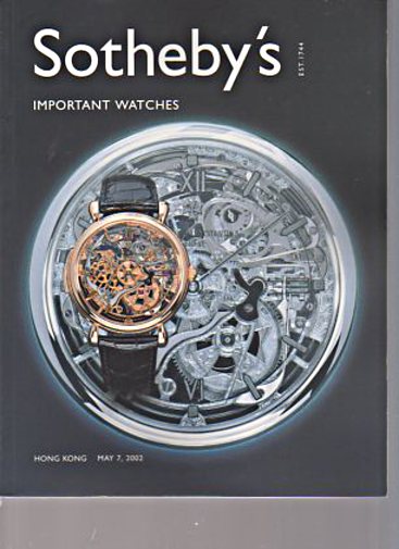 Sothebys 2002 Important Watches