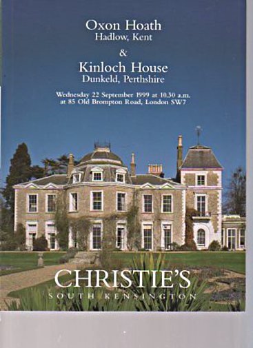 Christies 1999 Oxon Hoath, Kent & Kinloch House, Perthshire - Click Image to Close