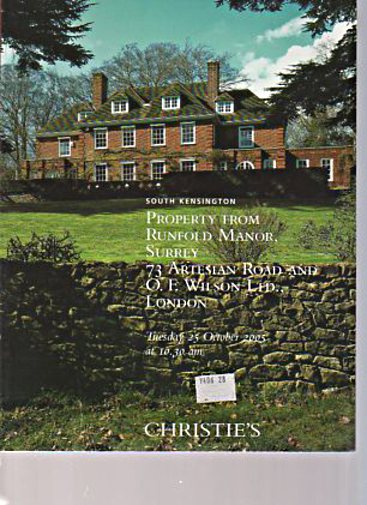 Christies 2005 Property from Runfold Manor Surry - Click Image to Close