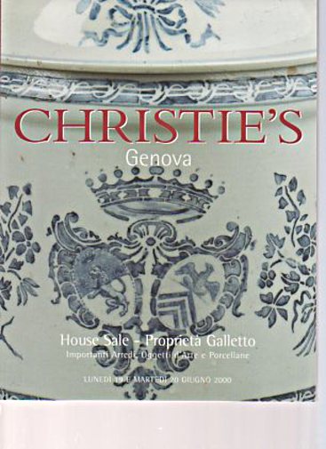 Christies 2000 House Galletto, Important Furniture Ceramics etc - Click Image to Close