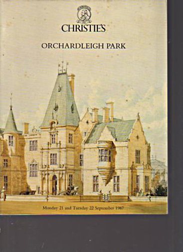 Christies September 1987 Orchardleigh Park Somerset - Click Image to Close