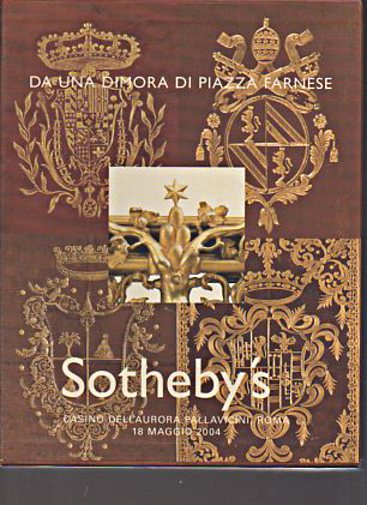 Sothebys 2004 Contents of Piazza Farnese 2 vo