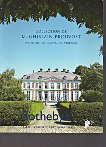 Sothebys 2005 Collection of Prouvost, Chateau du Vert Bois