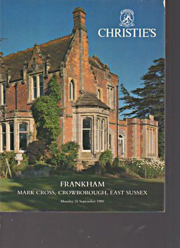 Christies 1989 Frankham Mark Cross, East Sussex - Click Image to Close