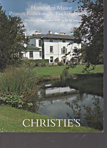 Christies 1997 Horsenden Manor Buckinghamshire - Click Image to Close