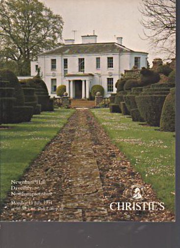 Christies 1994 Newnham Hall Daventry inc Portrait Miniatures