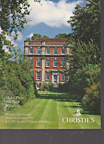 Christies 1993 Myles Place Salisbury Wiltshire