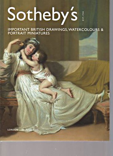 Sothebys 2005 Important British Drawings, Portrait Miniatures - Click Image to Close