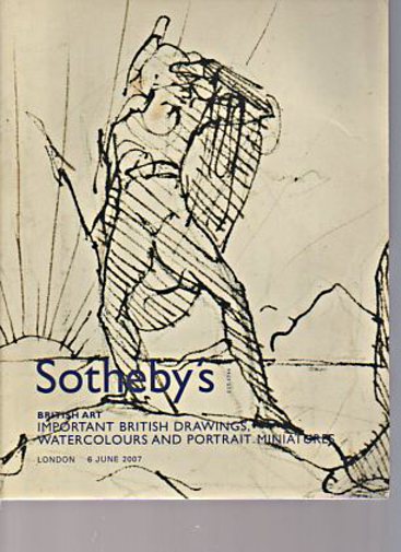 Sothebys 2007 Important British Drawings, Portrait Miniatures