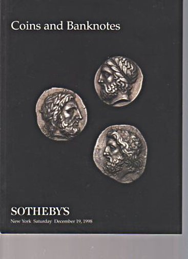 Sothebys 1998 Coins and Banknotes (Digital only)