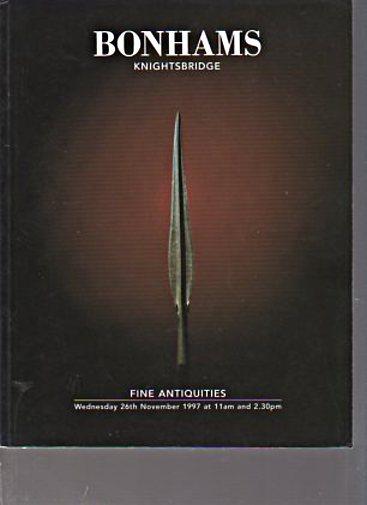 Bonhams 1997 Fine Antiquities Bonhams 1997 Fine Antiquities