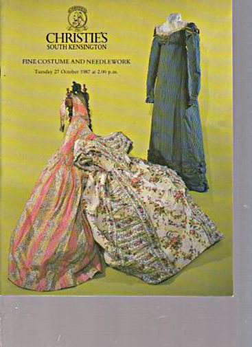 Christies Octobe 1987 Fine Costume & Needlework (Digital Only)