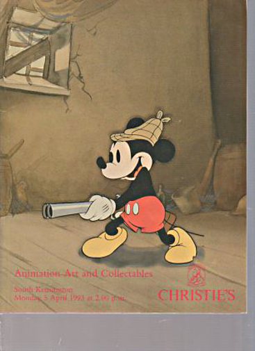 Christies 1993 Animation Art and Collectables - Click Image to Close