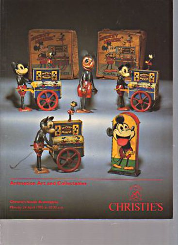 Christies 1995 Animation Art and Collectables