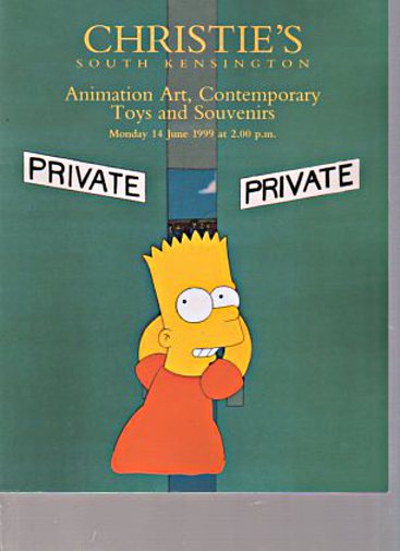 Christies 1999 Animation Art, Contemporary Toys & Souvenirs
