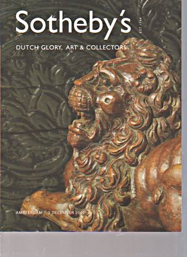 Sothebys 2002 Dutch Glory, Art & Collectors - Click Image to Close