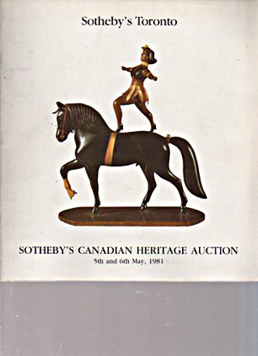 Sothebys 1981 Canadian Heritage Auction