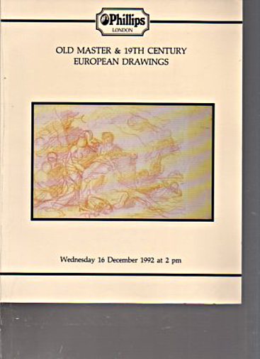 Phillips 1992 Old Master & 19th Century European Drawings